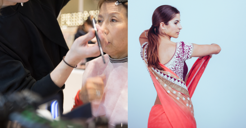 Consultor de imagem e modelo de roupas que valorizam uma cultura.