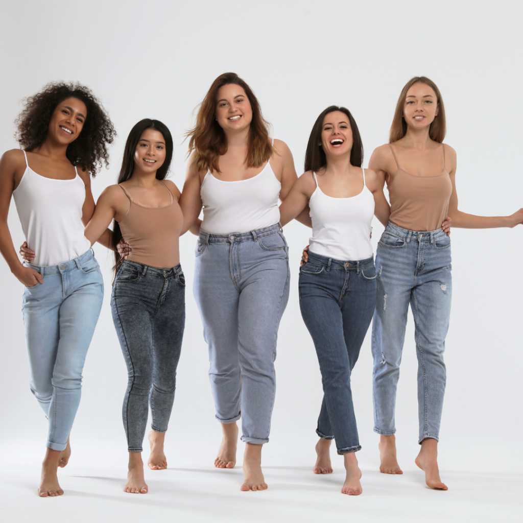 diferentes formas do corpo